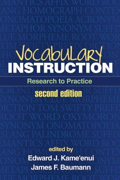 Vocabulary Instruction (eBook, ePUB)