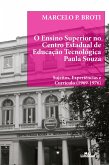 O ensino superior no Centro Estadual de Educação Tecnológica Paula Souza (eBook, ePUB)
