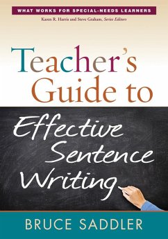 Cover Teacher's Guide to Effective Sentence Writing (eBook, ePUB)