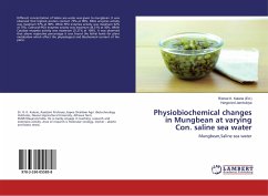 Physiobiochemical changes in Mungbean at varying Con. saline sea water