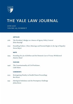 Cover Yale Law Journal: Volume 125, Number 8 - June 2016 (eBook, ePUB)