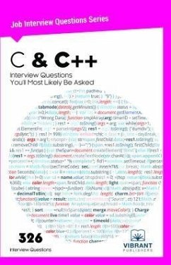 C & C++ Interview Questions You'll Most Likely Be Asked (eBook, ePUB) - Vibrant Publishers