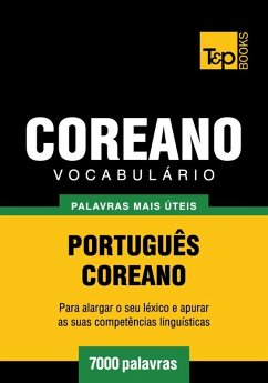 Vocabulário Português-Coreano - 7000 palavras (eBook, ePUB) - Taranov, Andrey