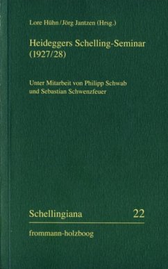 Heideggers Schelling-Seminar (1927/28) (eBook, PDF)