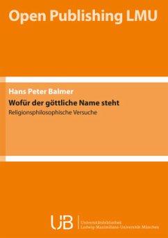 Cover Wofür der göttliche Name steht