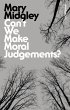 Can't We Make Moral Judgements? (eBook,... - Bild 1