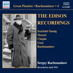 The Edison Recordings - Rachmaninoff,Sergej