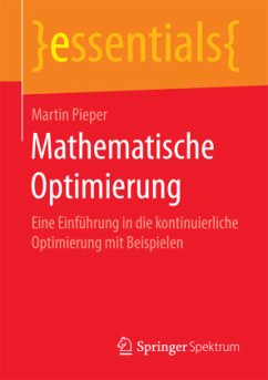 Mathematische Optimierung - Pieper, Martin