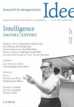 Intelligence Import/Export / Zeitschrift für Ideengeschichte 11/4