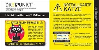 Notfallkarte 'Katze'