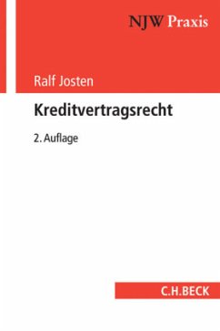 Kreditvertragsrecht - Josten, Ralf