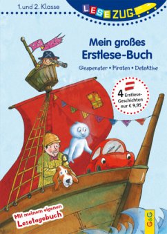 Mein großes Erstlese-Buch - Gespenster, Piraten, Detektive - Ammerer, Karin;Gallauner, Lisa;Kratzer, Hertha