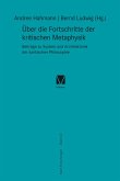 Über die Fortschritte der kritischen Metaphysik (eBook, PDF)