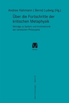 Über die Fortschritte der kritischen Metaphysik (eBook, PDF)