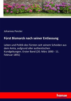 Fürst Bismarck nach seiner Entlassung