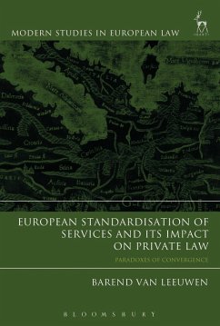 Cover European Standardisation of Services and its Impact on Private Law (eBook, ePUB)