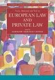 Cases, Materials and Text on European Law and Private Law (eBook, ePUB)
