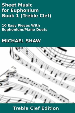 Cover Sheet Music for Euphonium - Book 1 (Treble Clef) (eBook, ePUB)
