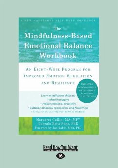 The Mindfulness-Based Emotional Balance Workbook - Cullen, Margaret; Pons, Gonzalo Brito