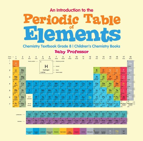 An Introduction to the Periodic Table of Elements : Chemistry Textbook Grade 8 Children's Chemistry Books (eBook, ePUB) An Introduction to the Periodic Table of Elements : Chemistry Textbook Grade 8 Children's Chemistry Books (eBook, ePUB)