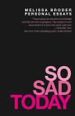 So Sad Today (eBook, ePUB)