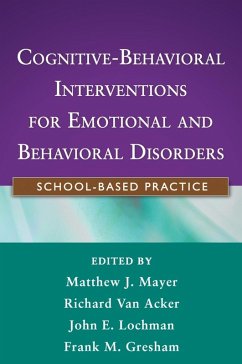 Cover Cognitive-Behavioral Interventions for Emotional and Behavioral Disorders (eBook, ePUB)