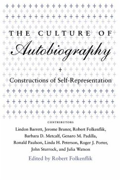 Cover The Culture of Autobiography