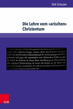 Die Lehre vom »arischen« Christentum (eBook, PDF) - Schuster, Dirk