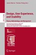 Design, User Experience, and Usability:... - Bild 1