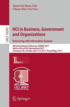 HCI in Business, Government and Organizations. Interacting with Information Systems