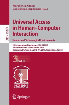 Universal Access in Human¿Computer Interaction. Human and Technological Environments