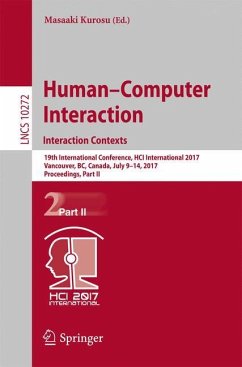 Human-Computer Interaction. Interaction Contexts