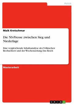 Die NS-Presse zwischen Sieg und Niederlage