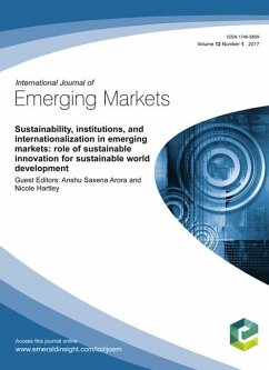 Cover Sustainability, Institutions, and Internationalization in Emerging Markets (eBook, PDF)