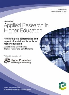 Reviewing the Performance and Impact of Social Media Tools in Higher Education (eBook, PDF)