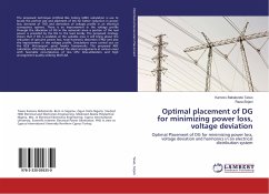 Optimal placement of DG for minimizing power loss, voltage deviation