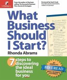 What Business Should I Start? (eBook, ePUB)