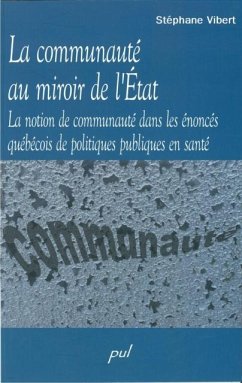 Cover Communaute au miroir de l'etat (eBook, PDF)