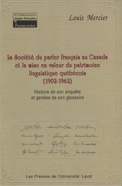 Cover Societe du parler-francais au Canada et la mise en valeur... (eBook, PDF)