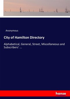 City of Hamilton Directory - Anonym