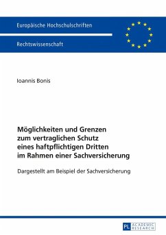 Möglichkeiten und Grenzen zum vertraglichen Schutz eines haftpflichtigen Dritten im Rahmen einer Sachversicherung - Bonis, Ioannis