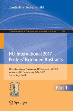 HCI International 2017 ¿ Posters' Extended Abstracts