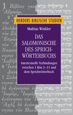 Das Salomonische des Sprichwörterbuchs - Winkler, Mathias