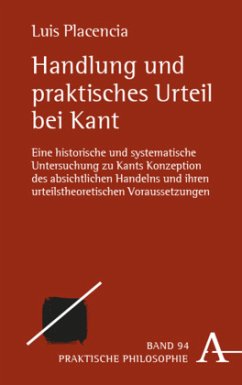 Handlung und praktisches Urteil bei Kant - Placencia, Luis