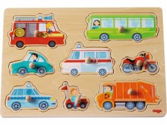 HABA 301940 - Greifpuzzle Fahrzeuge, 8 Teile