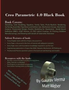 Creo Parametric 4.0 Black Book (eBook, ePUB) - Verma, Gaurav; Weber, Matt