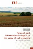 Research and informational support to the usage of soil resources