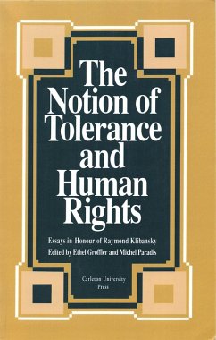 Notion of Tolerance and Human Rights (eBook, PDF) - Groffier, Ethel