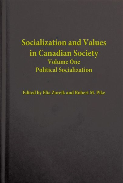 Socialization and Values in Canadian Society (eBook, PDF)