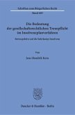 Die Bedeutung der gesellschaftsrechtlichen Treuepflicht im Insolvenzplanverfahren.